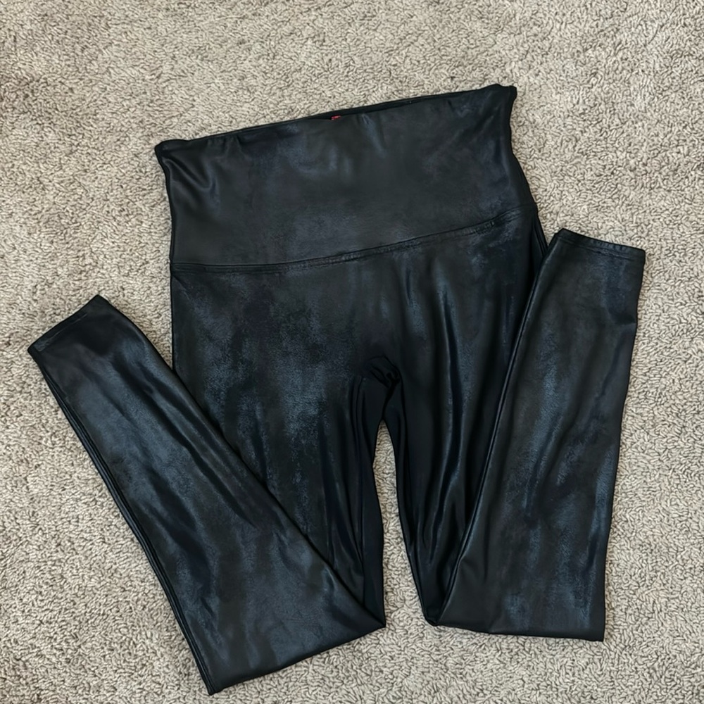 SPANX Faux Leather Leggings